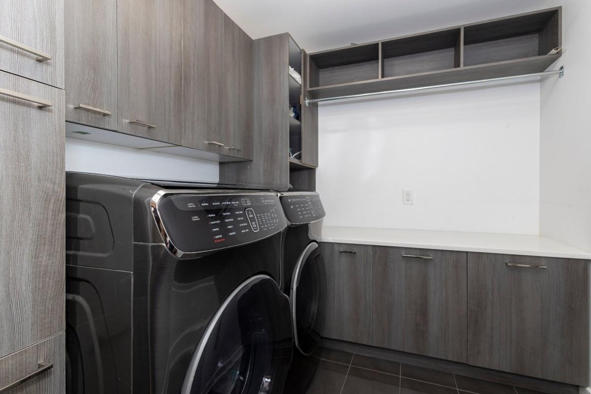 Salle de lavage pratique
