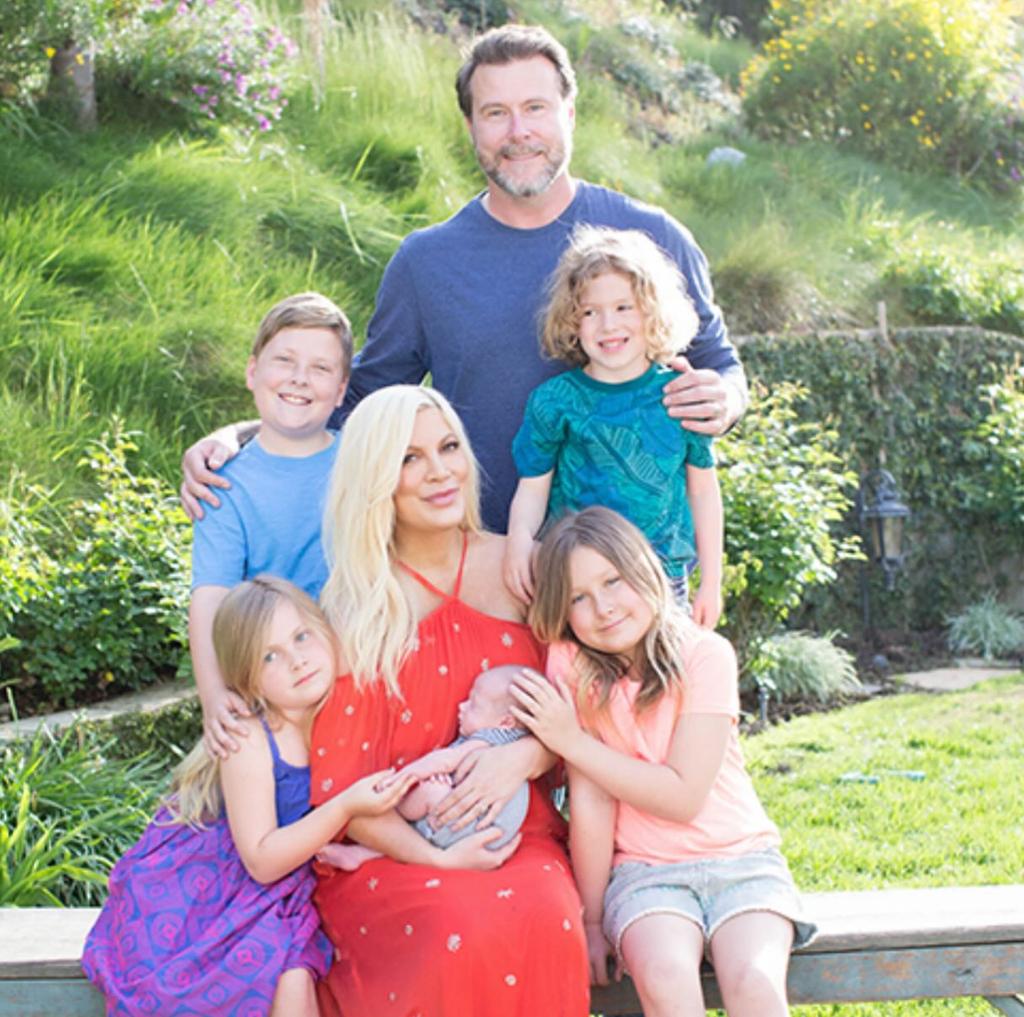 Tori Spelling et sa famille