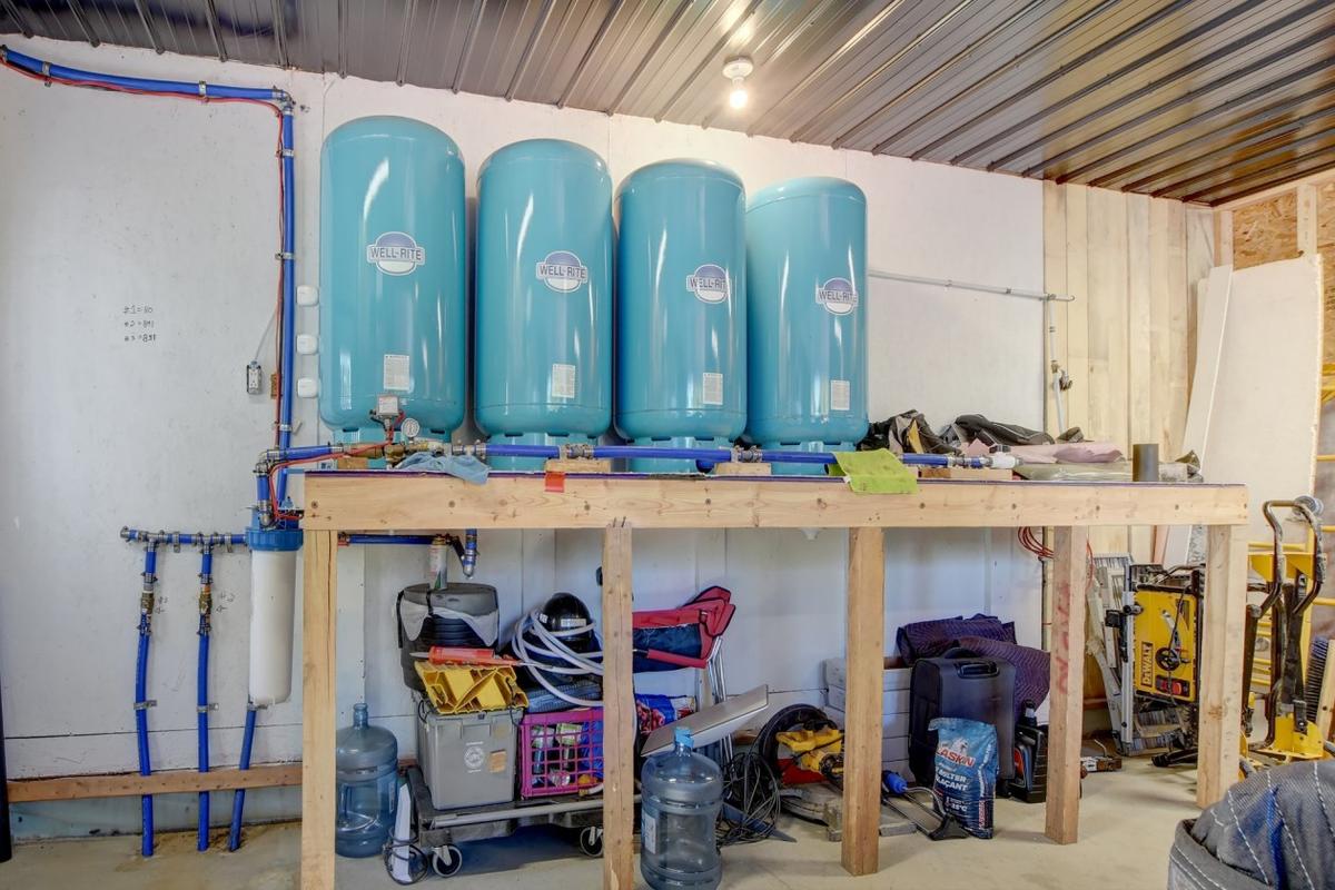 Espace de rangement dans le garage