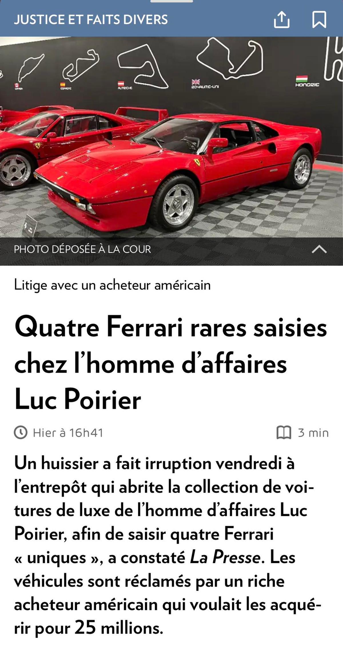 Article de La Presse