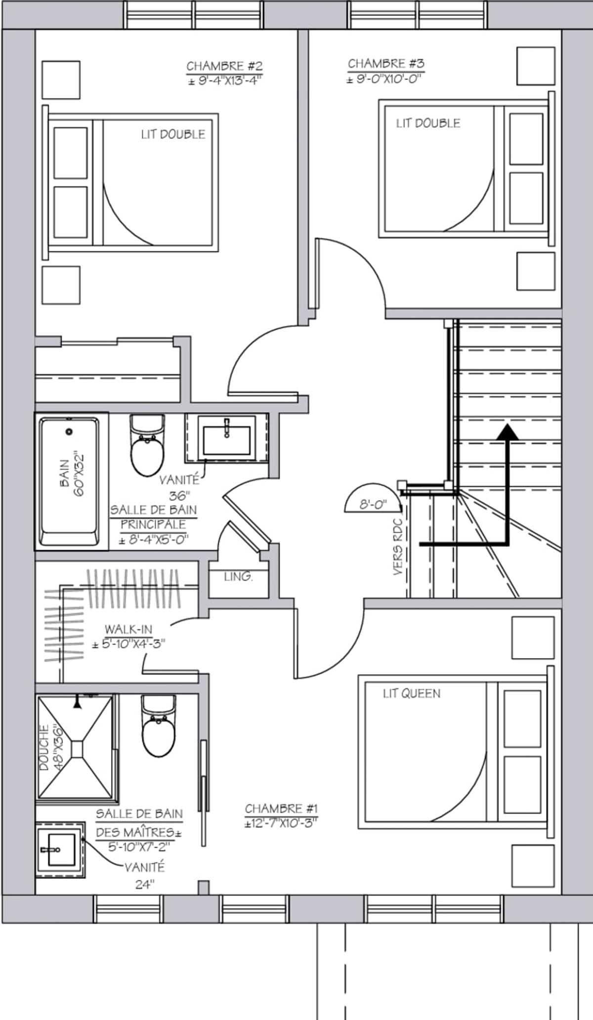 Intérieur lumineux de la propriété