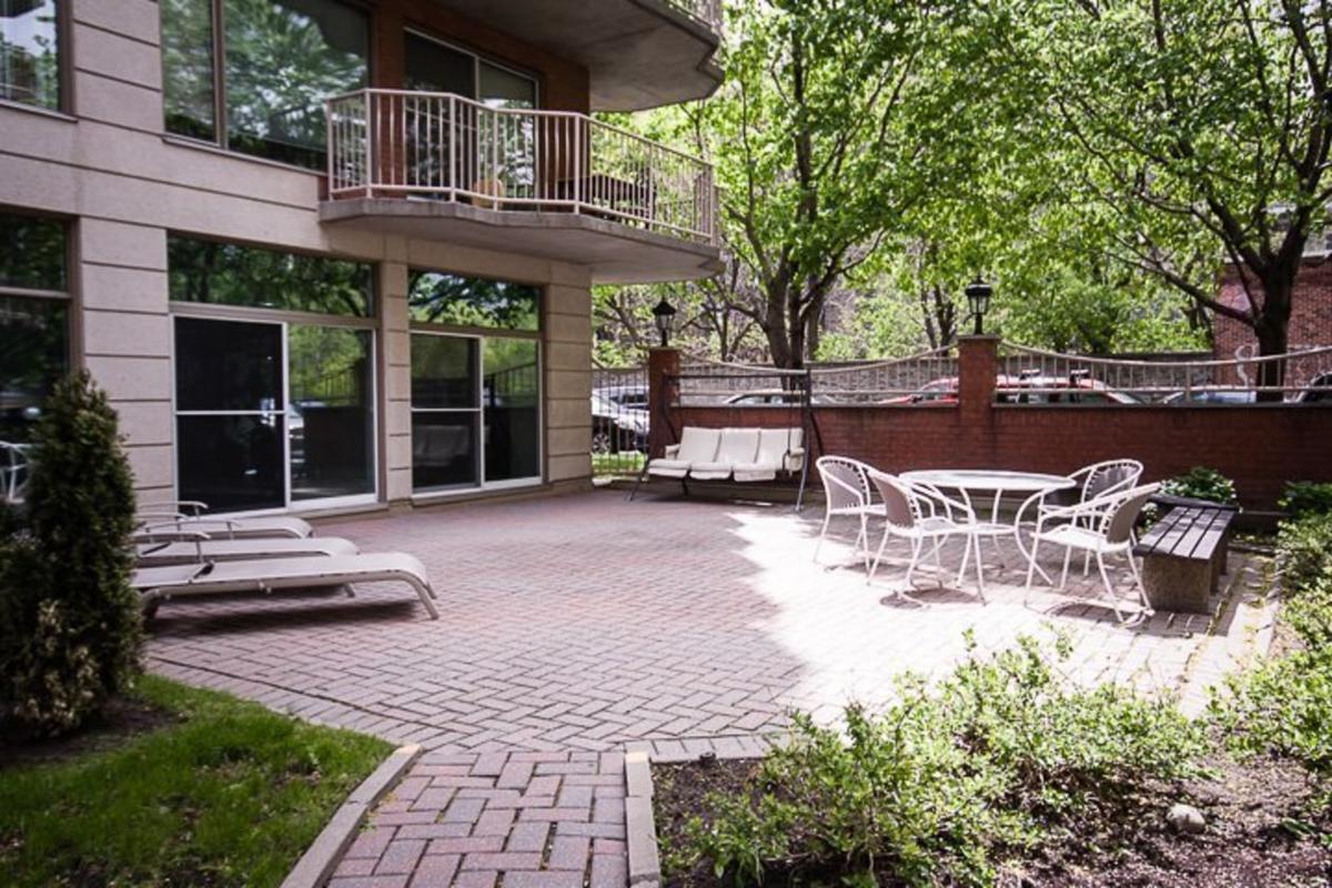 Terrasse de l'immeuble