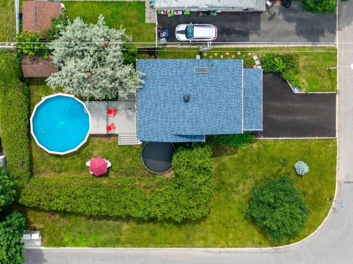 Vue aérienne du quartier