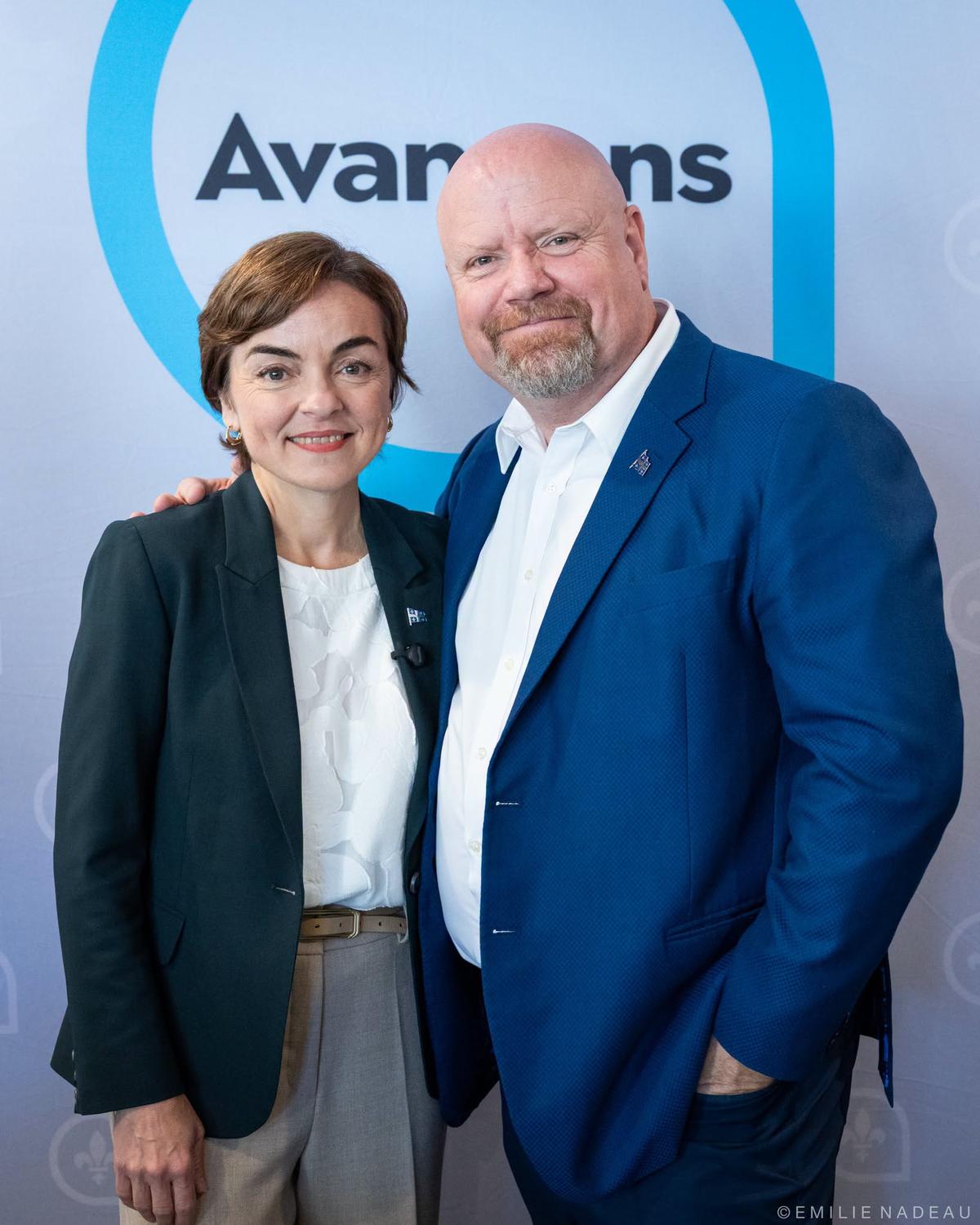 Christine Fréchette et Ian Lafrenière