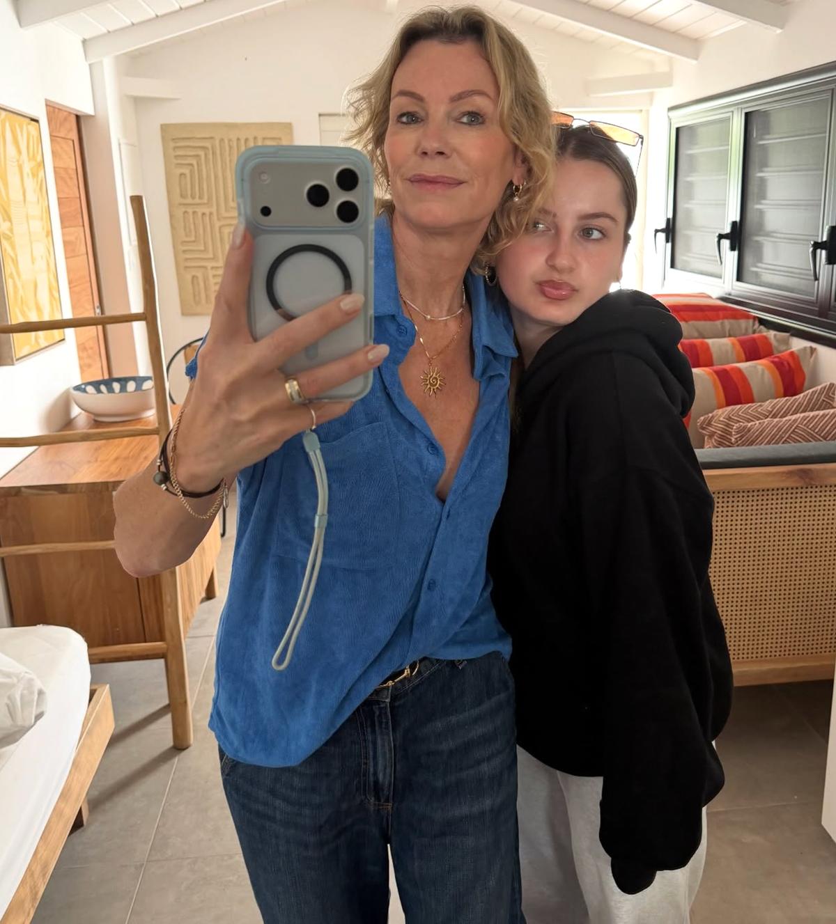 Caroline Néron et sa fille