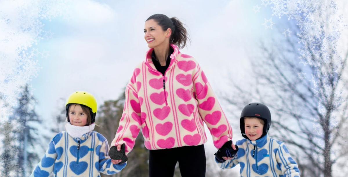 Geneviève Guilbault et ses deux enfants