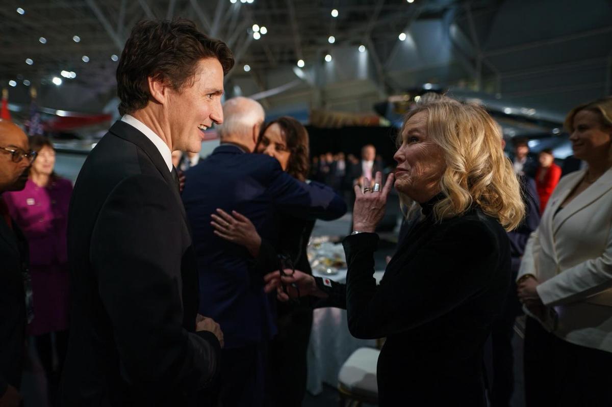 Justin Trudeau et Catherine O'Hara