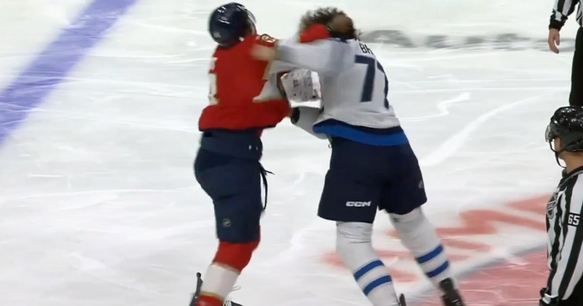 Tyrel Bauer and Boko Imama fighting.