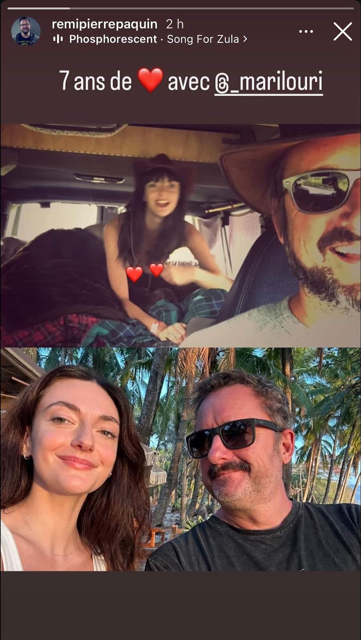 Rémi-Pierre Paquin et son amoureuse