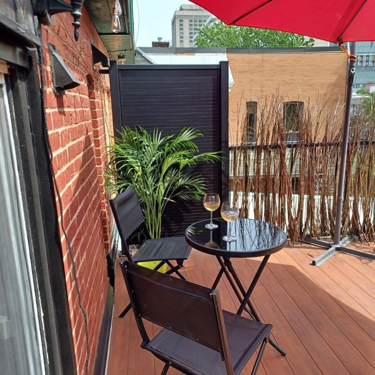 Vue panoramique depuis la terrasse