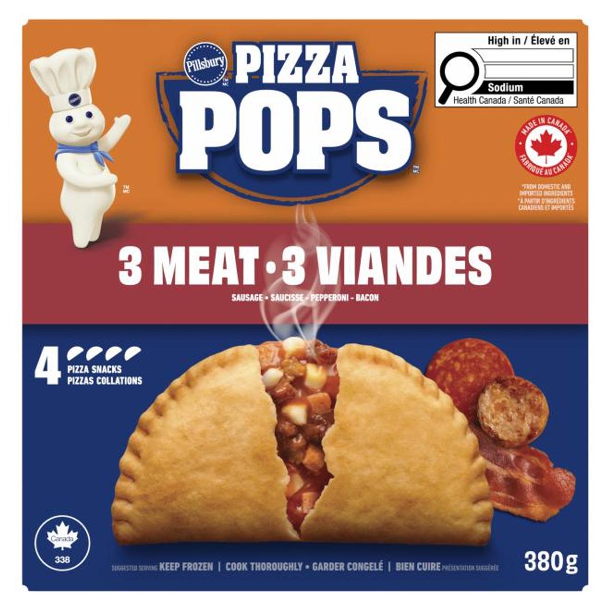 Rappel de Pizza Pops