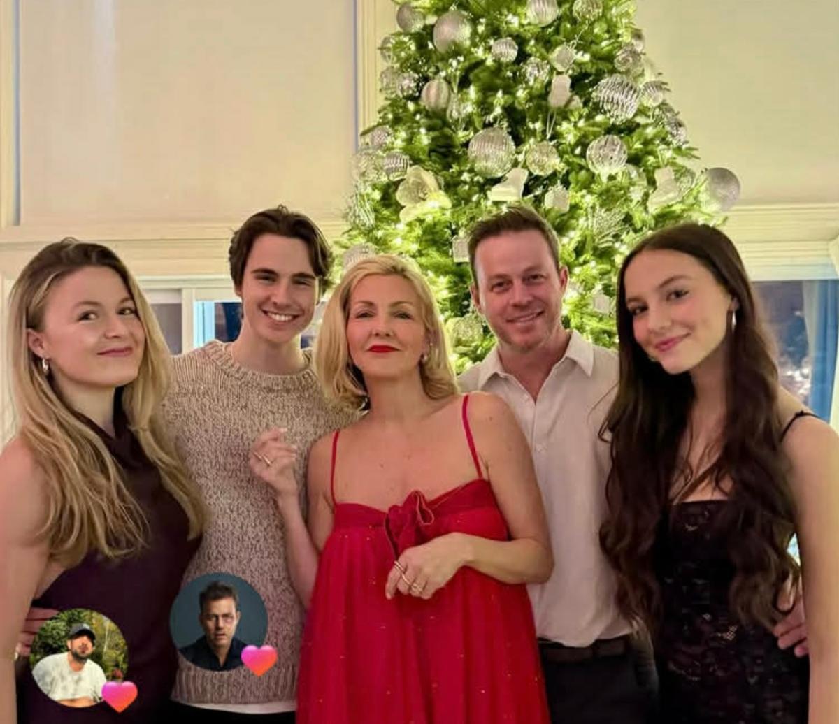 Véronique Cloutier avec sa famille