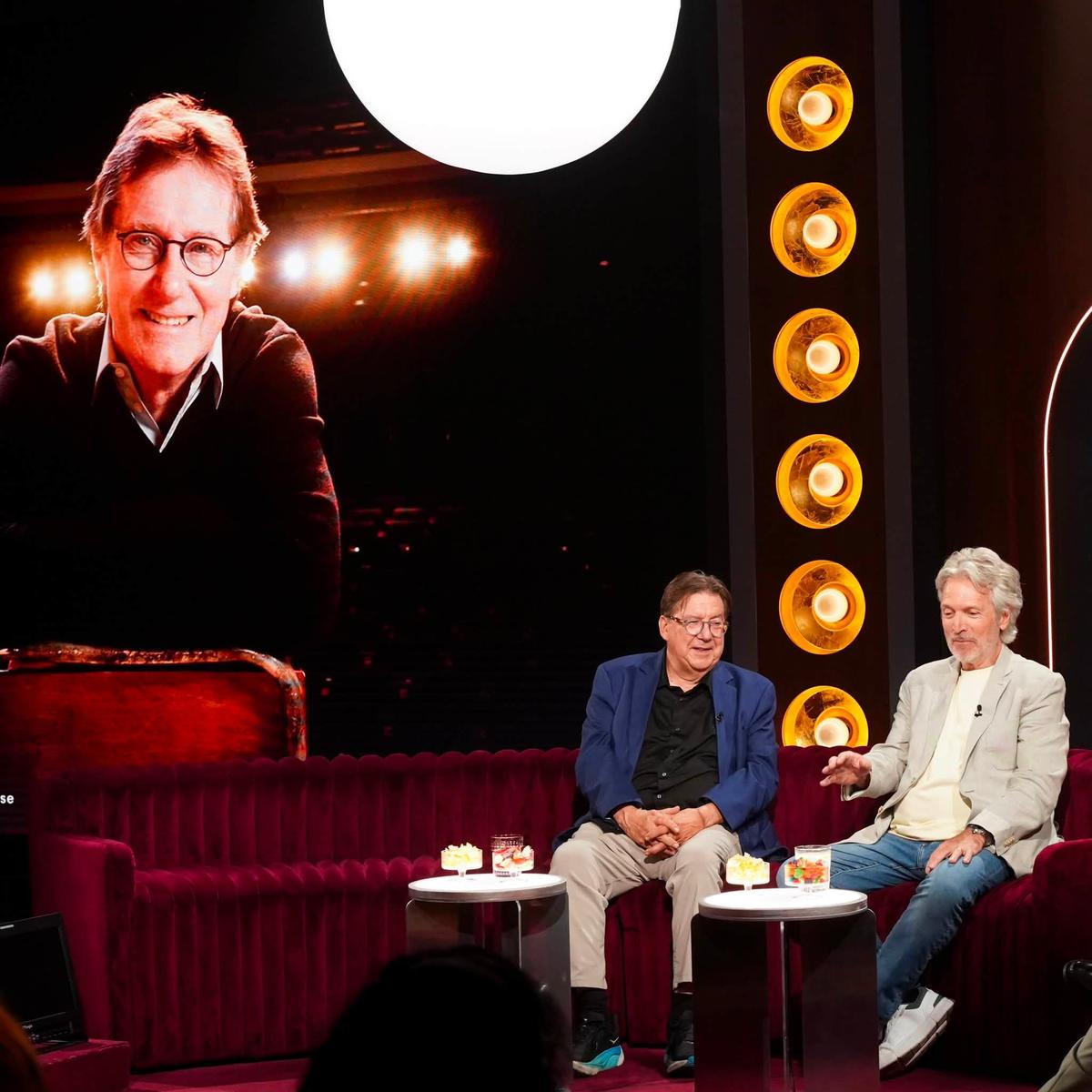 Rémy Girard et Claude Meunier à Bonsoir Bonsoir