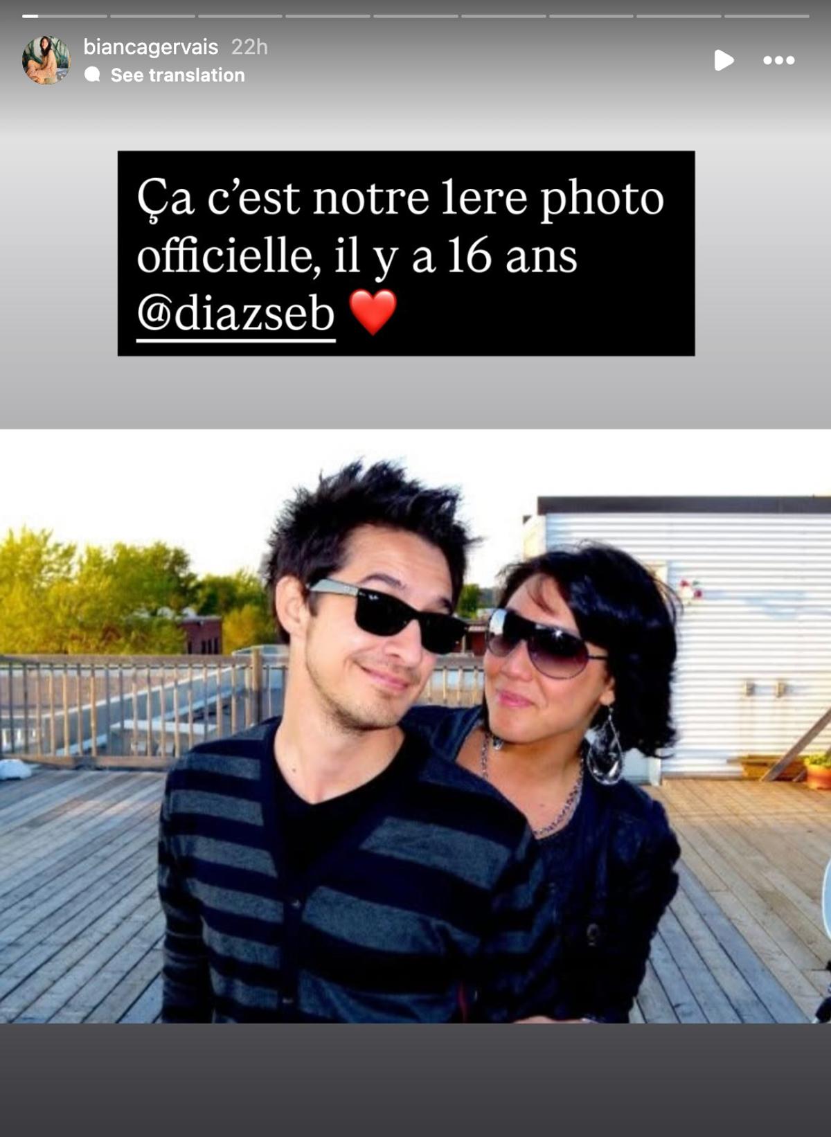 Bianca Gervais et Sébastien Diaz