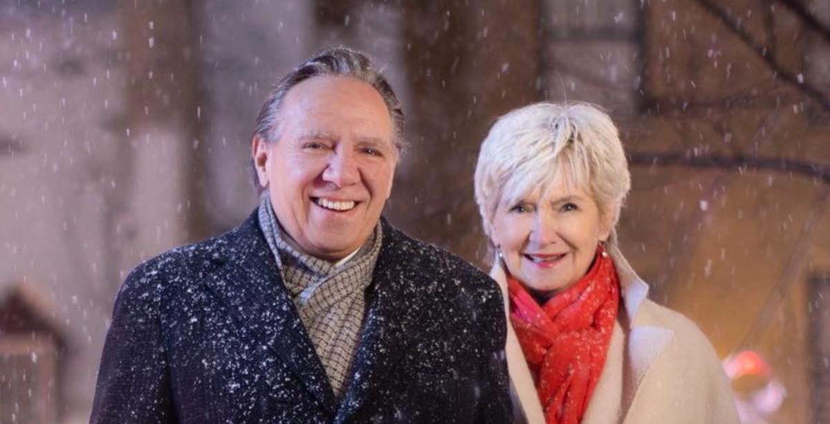François Legault et Isabelle Brais