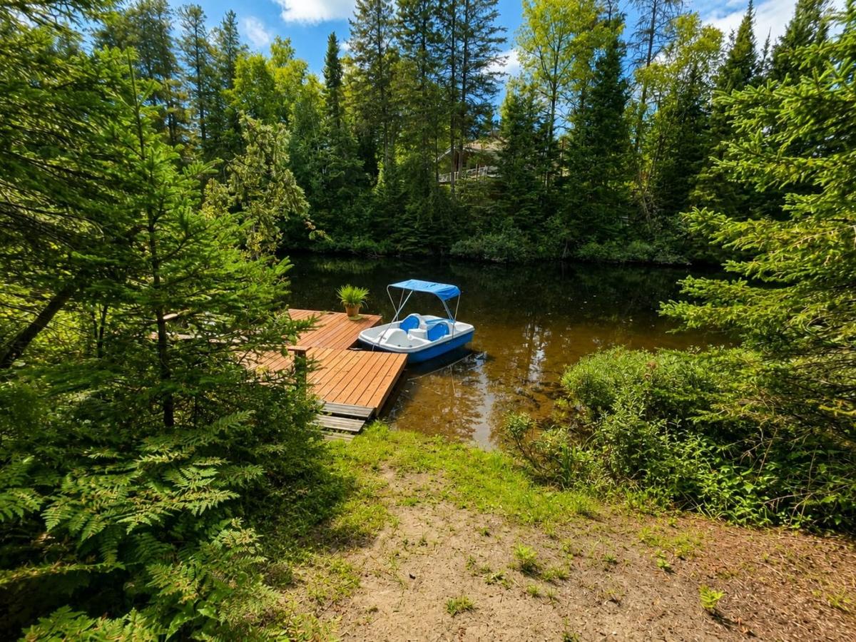 Vue sur le bord de l'eau depuis la propriété
