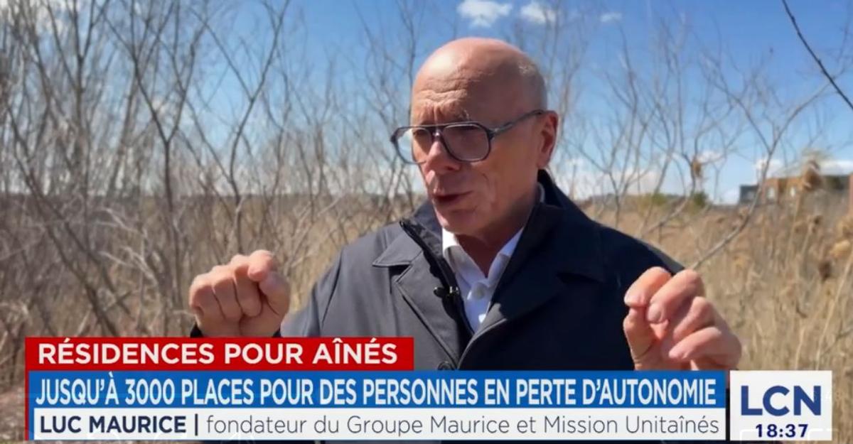 Capture vidéo QUB - entrevue avec Luc Maurice du Groupe Maurice