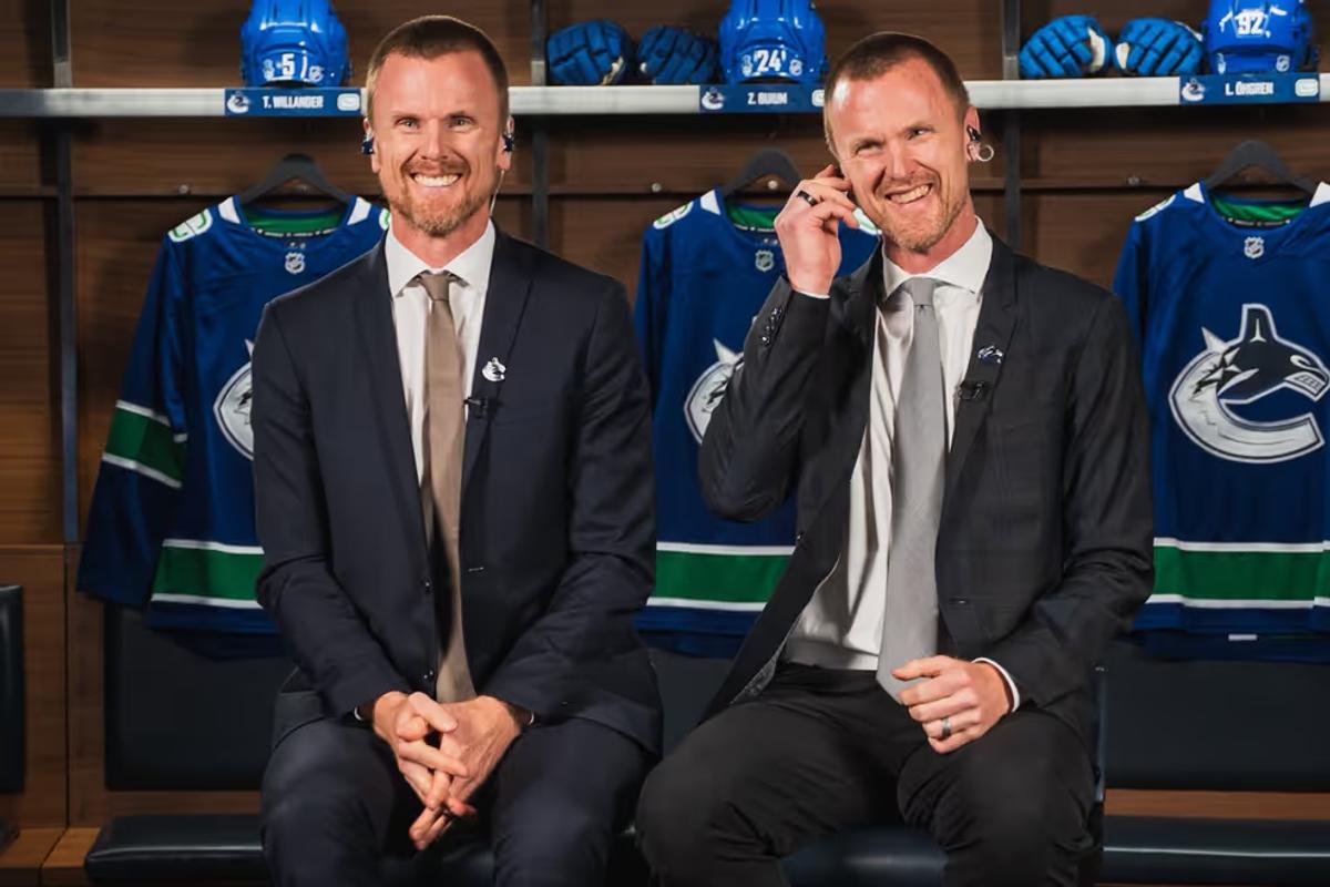 Henrik Sedin and Daniel Sedin