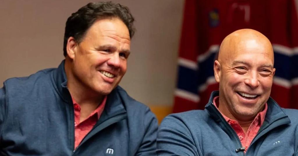 Jeff Gorton et Kent Hughes