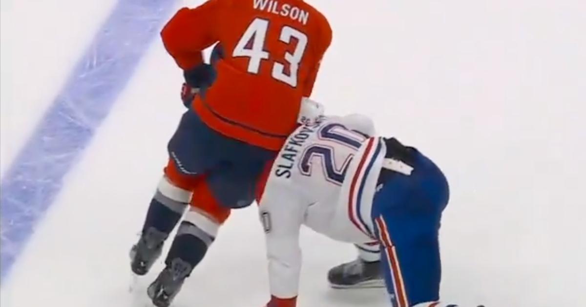 Hit by Tom Wilson.