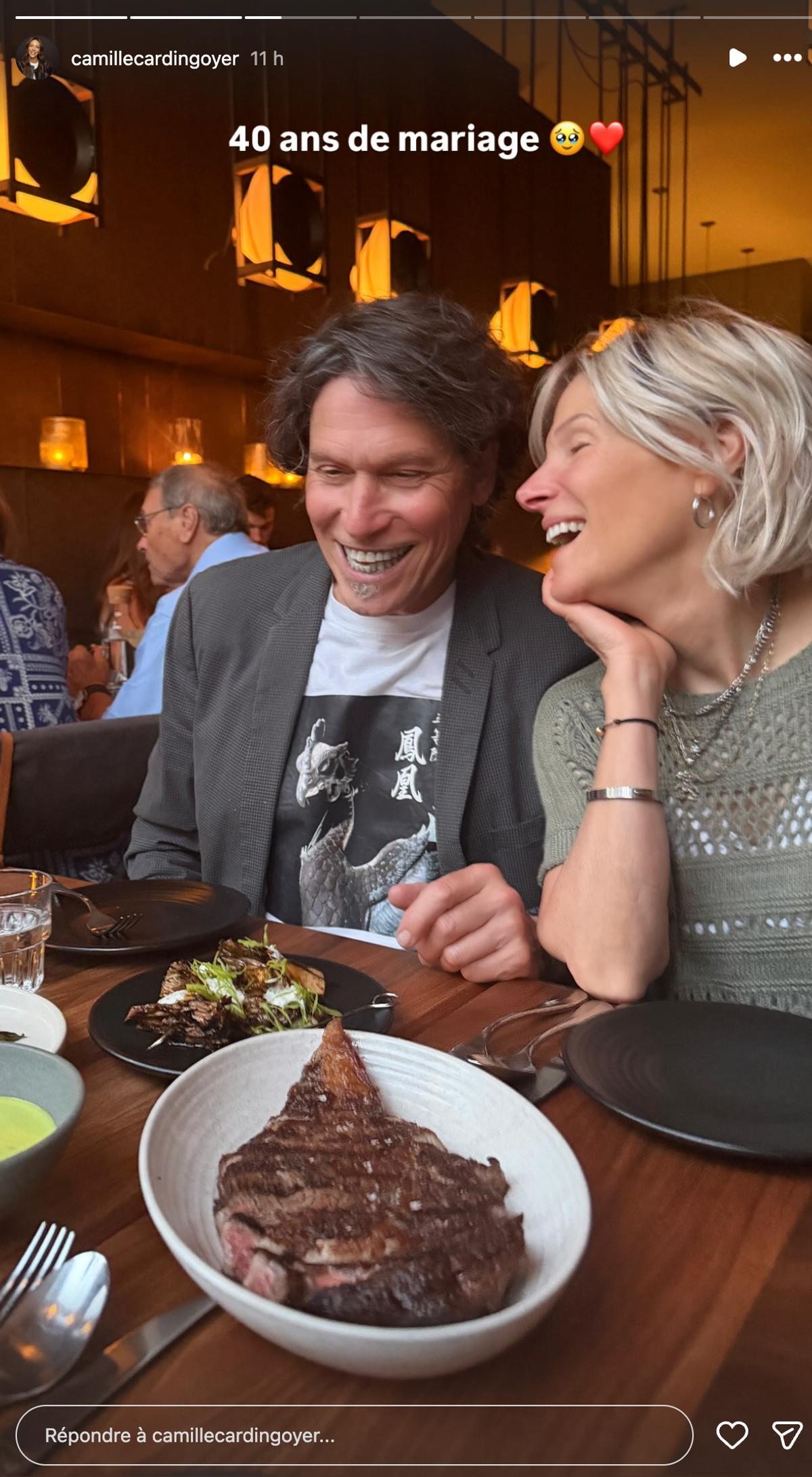 Camille Cardin-Goyer souligne le 40e anniversaire de mariage de ses parents