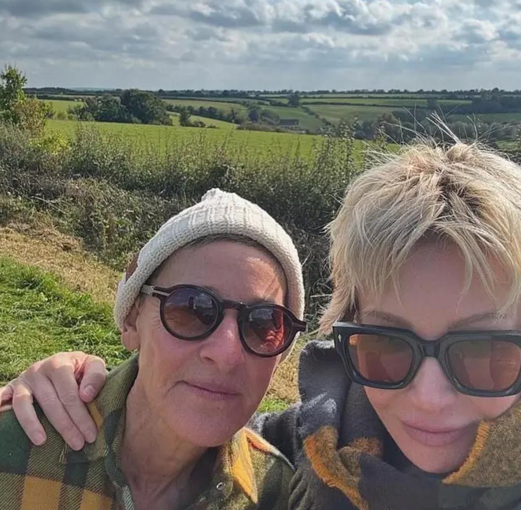 Ellen DeGeneres et Portia 