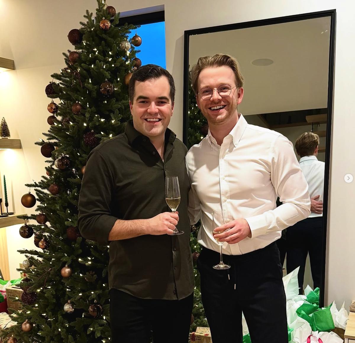 Simon Philibert et son conjoint