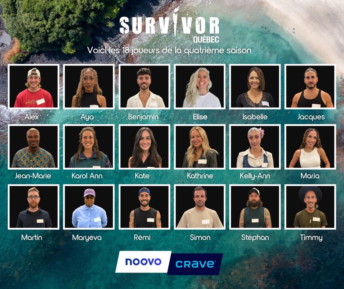 Les participants de Survivor Québec 2026