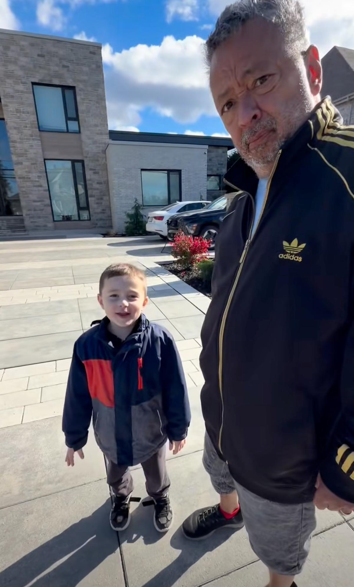 Normand Brathwaite et son petit-fils William