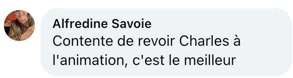 Commentaire sur la page Facebook de TVA