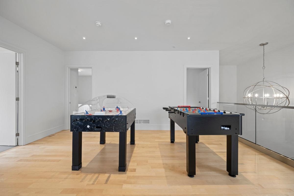 Salle de jeux au sous-sol