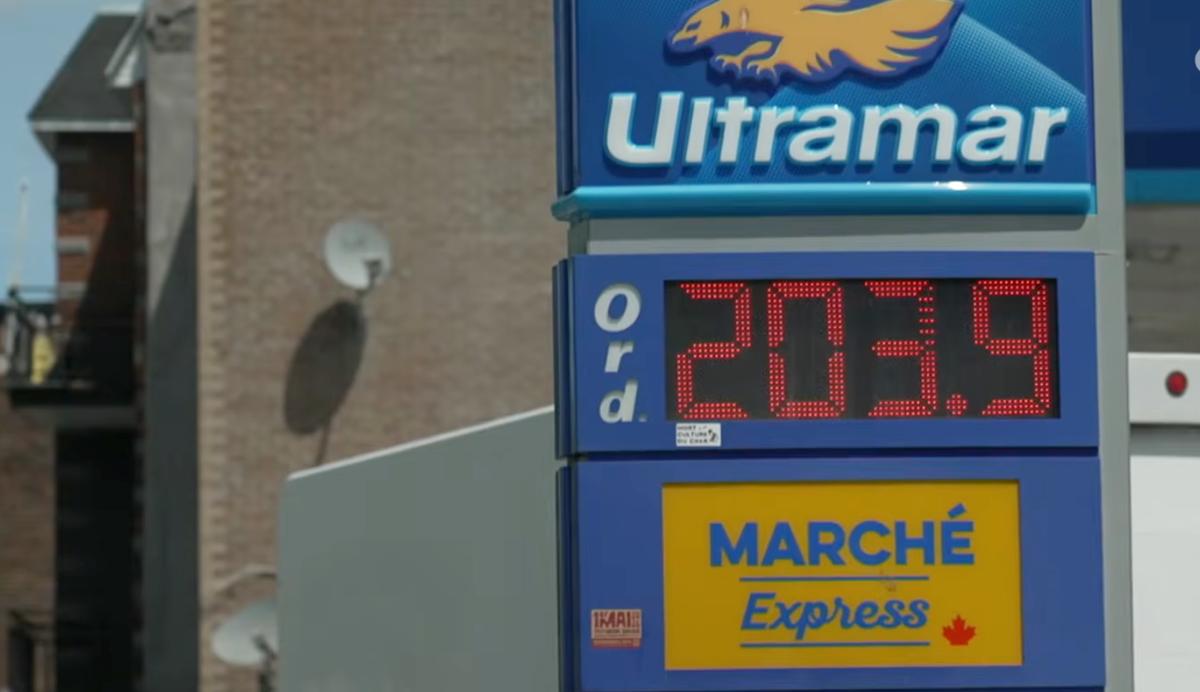 Prix d'essence chez Ultramar