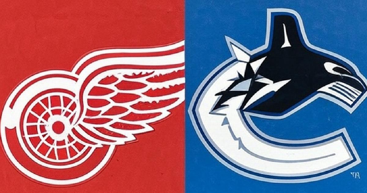 Canucks Red Wings