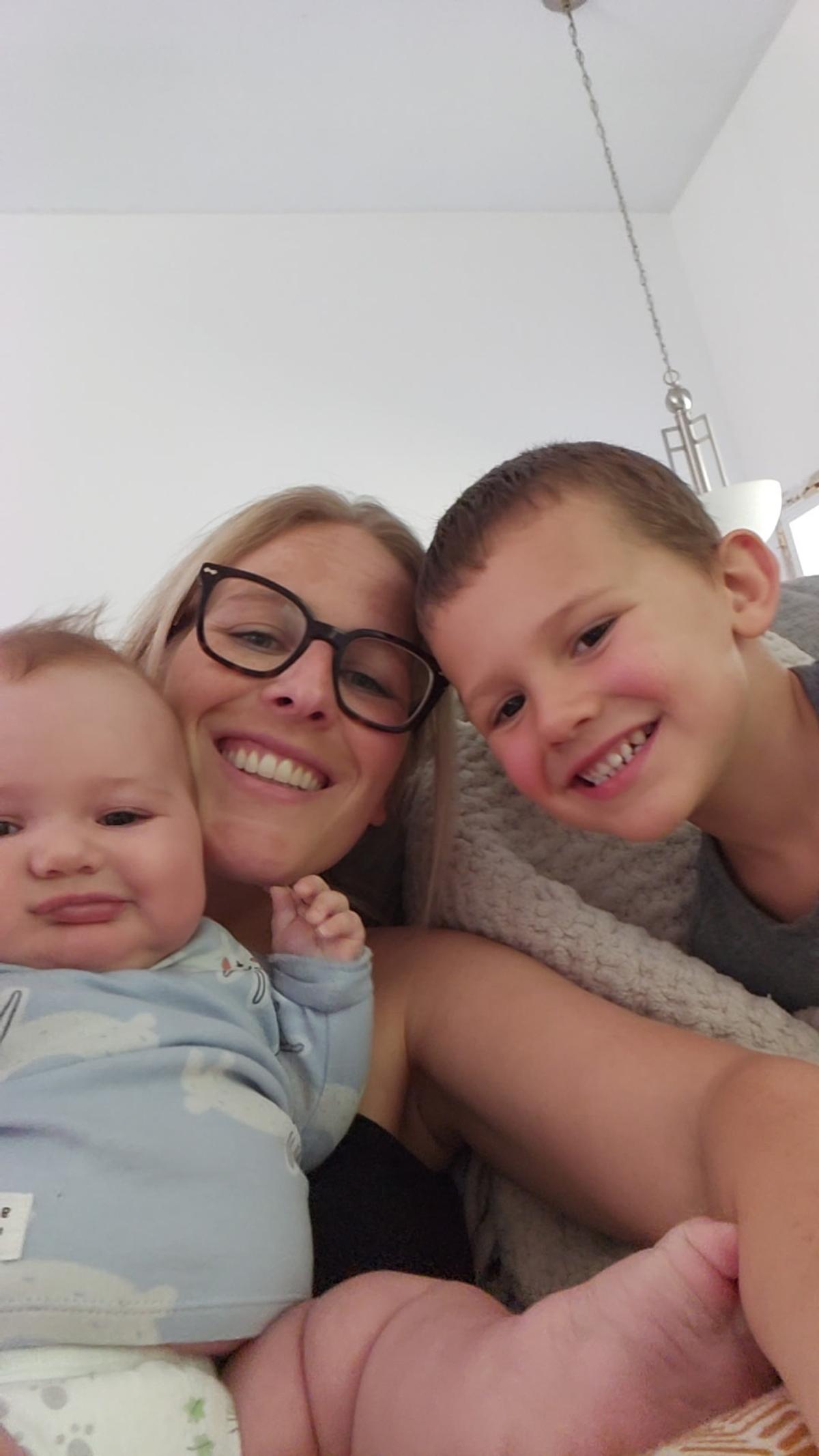 Frédérique Tremblay et sa famille 