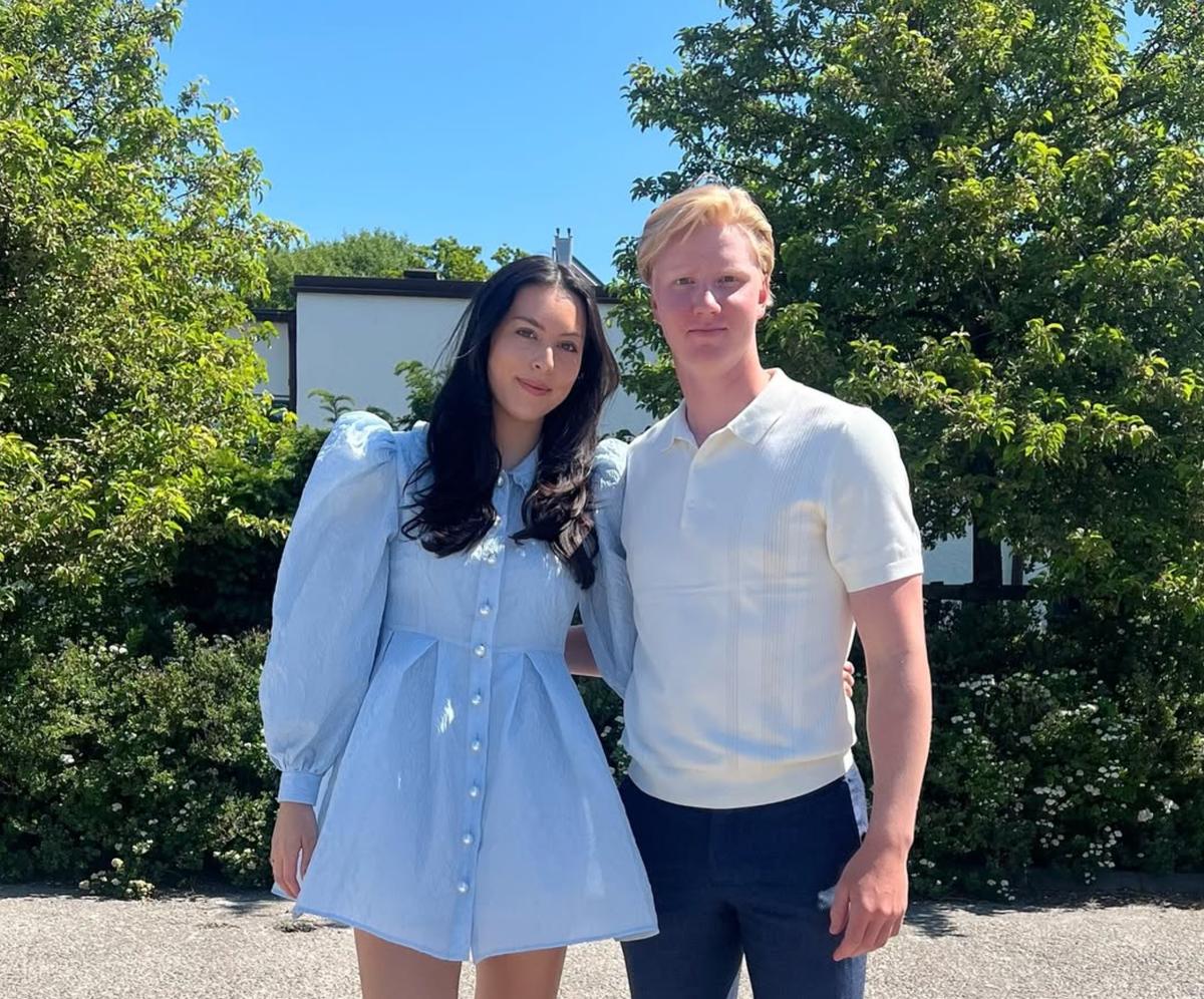 Rasmus Dahlin et sa fiancée Carolina Matovac