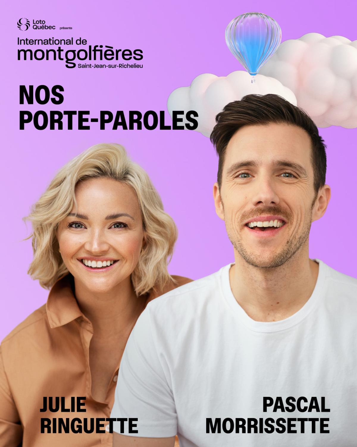 Julie Ringuette et Pascal Morrissette