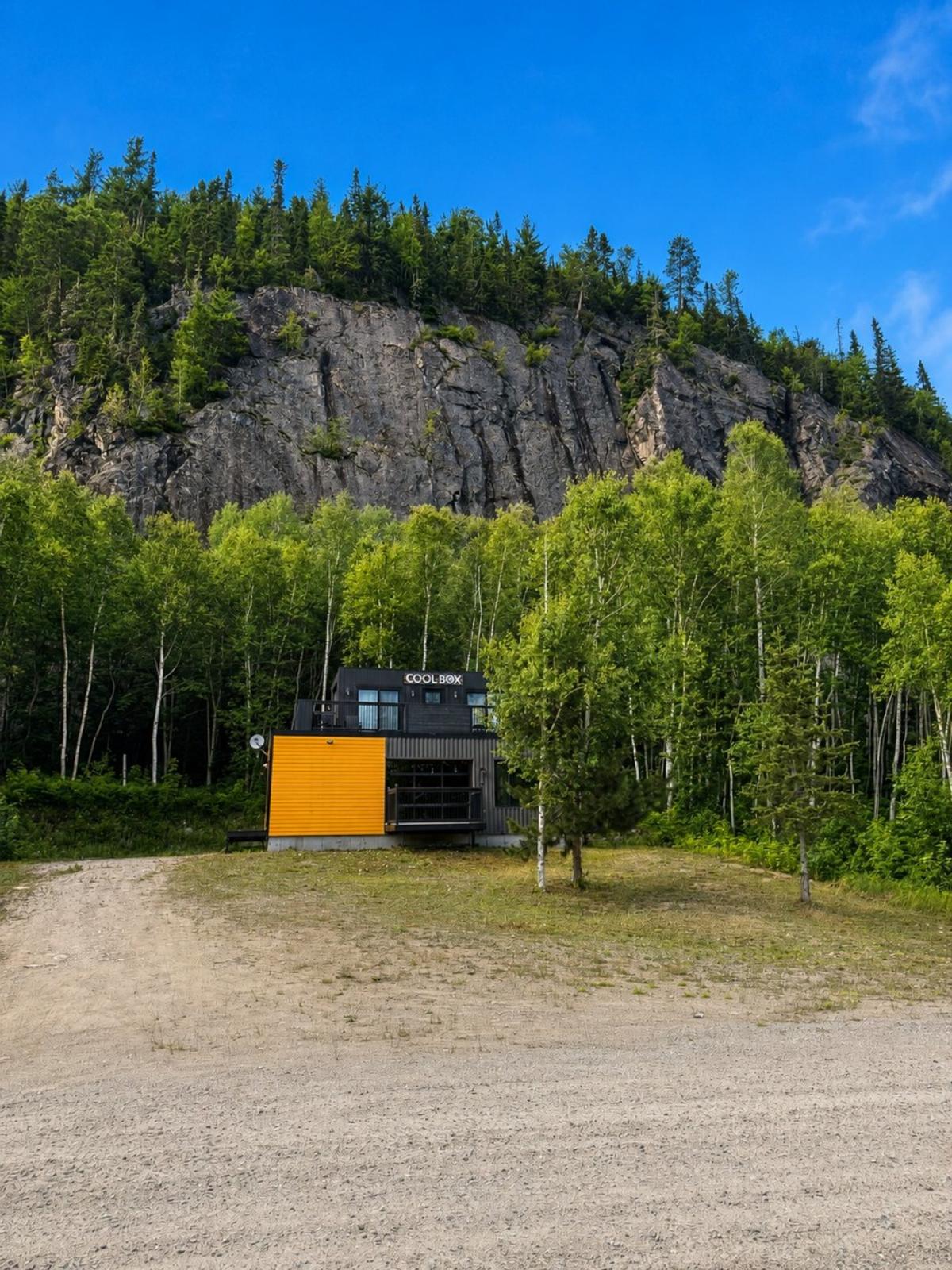 Vue latérale de la propriété