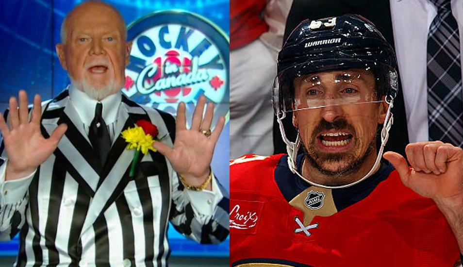Don Cherry and Brad Marchand 
