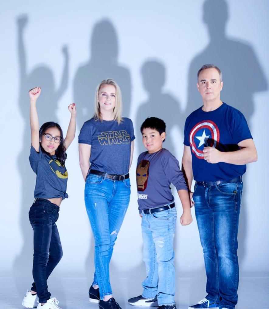 Gino Chouinard et sa famille