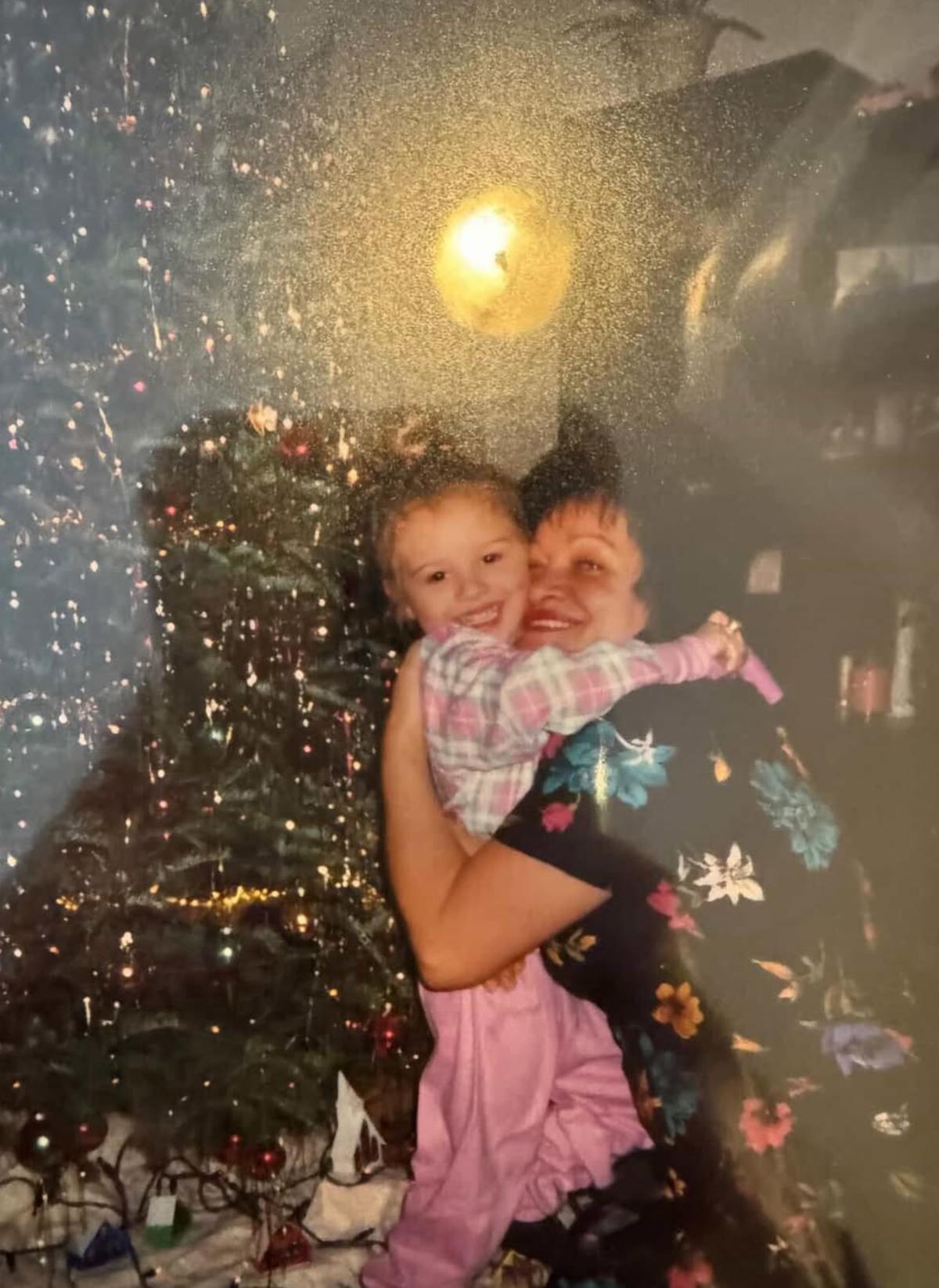 Claudie Mercier et sa grand-mère