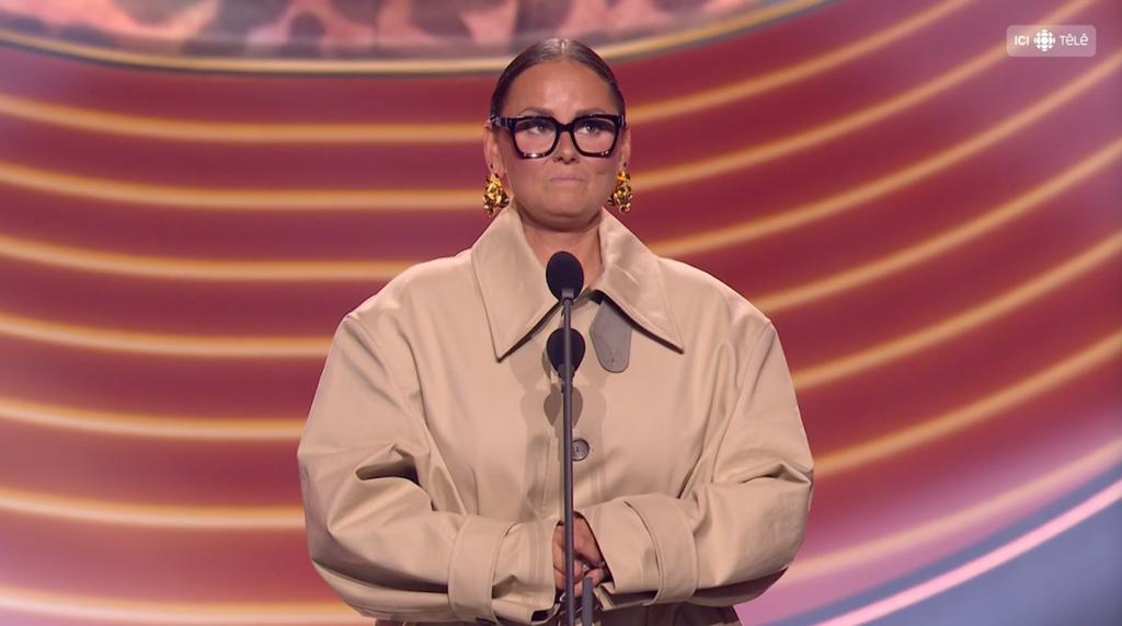 Geneviève Everell au 40e Gala les Gémeaux