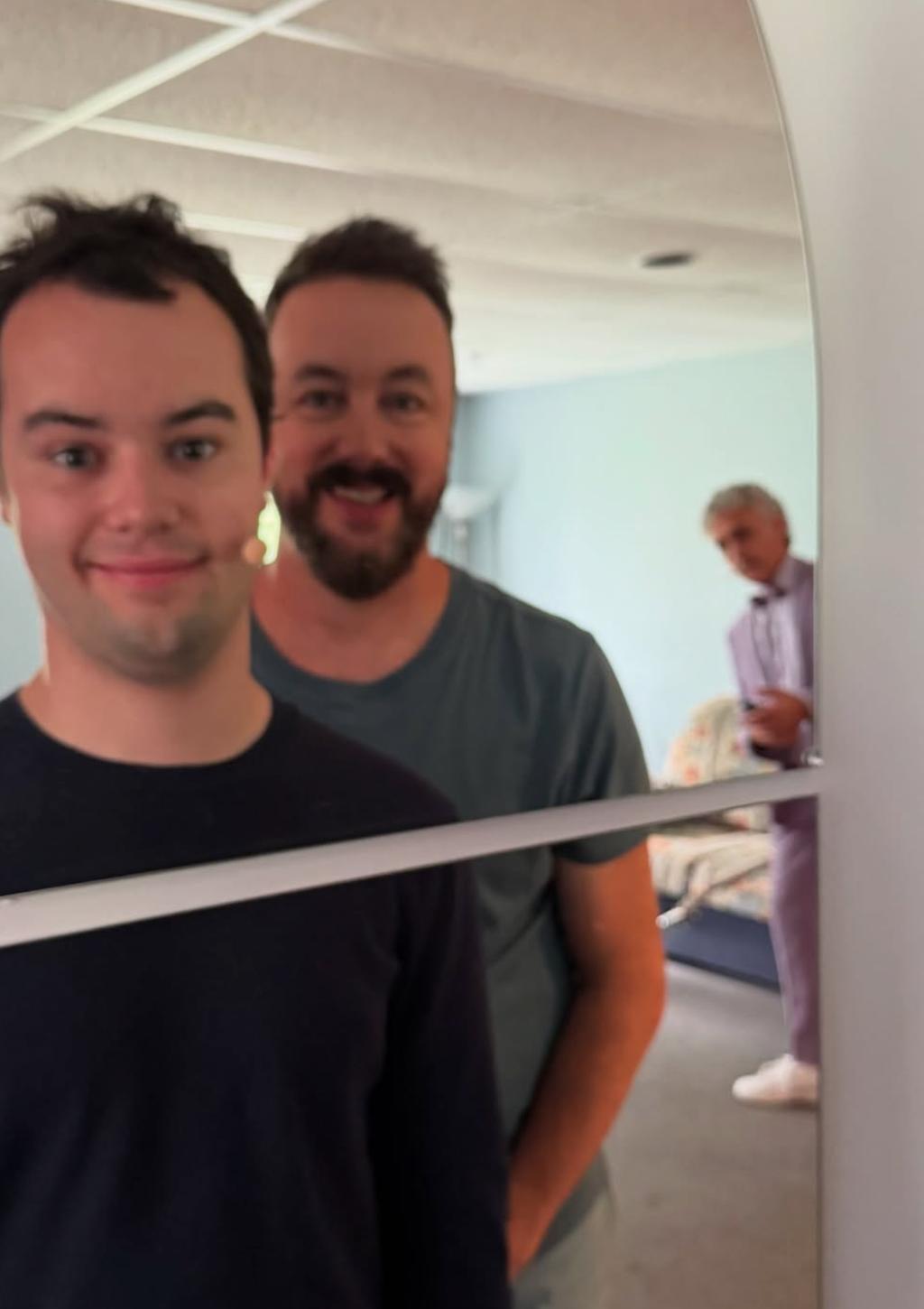 Benjamin Gratton et son père Mathieu Gratton