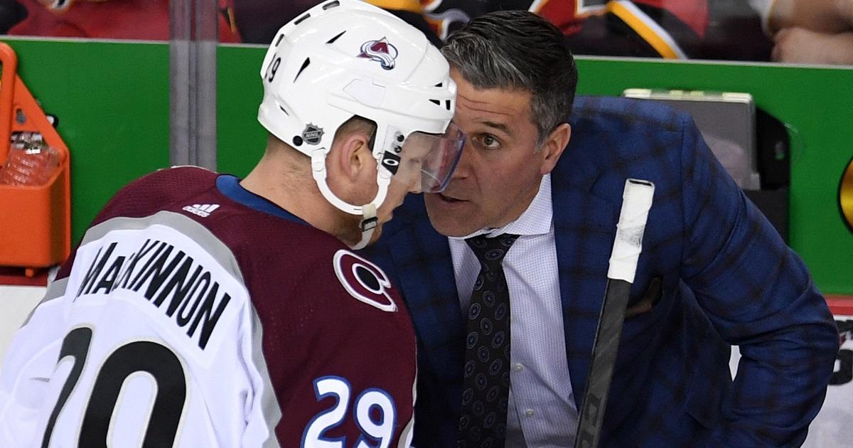 Jared Bednar-Nathan MacKinnon-Candice Ward-USA Today Sports