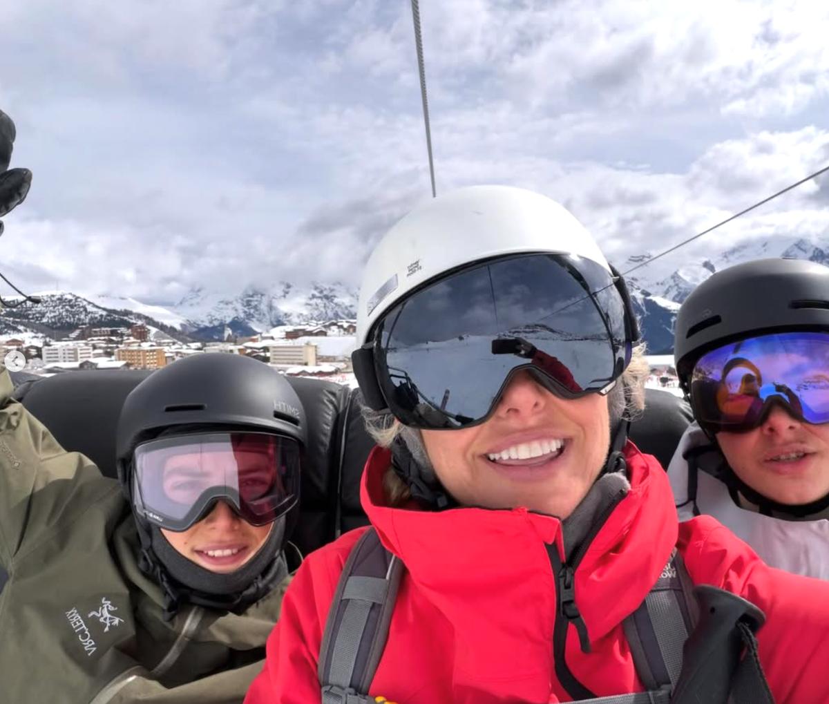 Mariloup Wolfe avec ses garçons