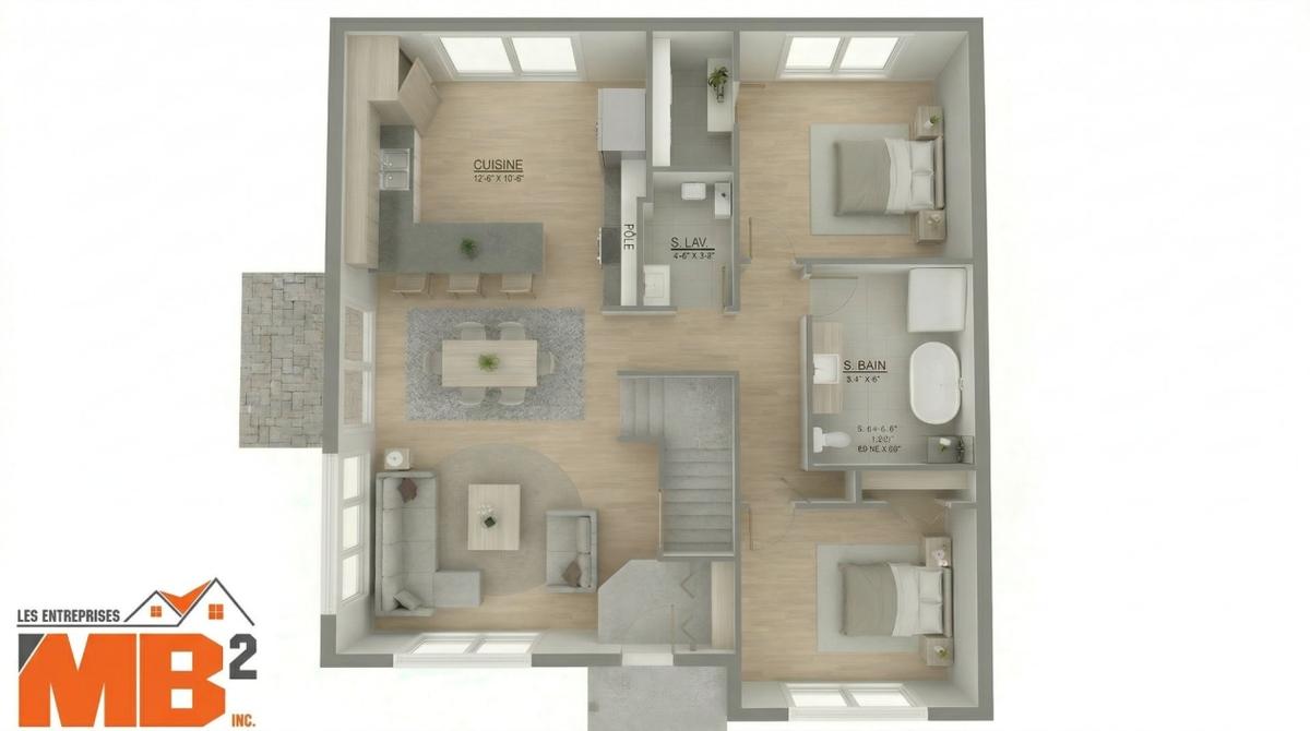 Plan du rez-de-chaussée