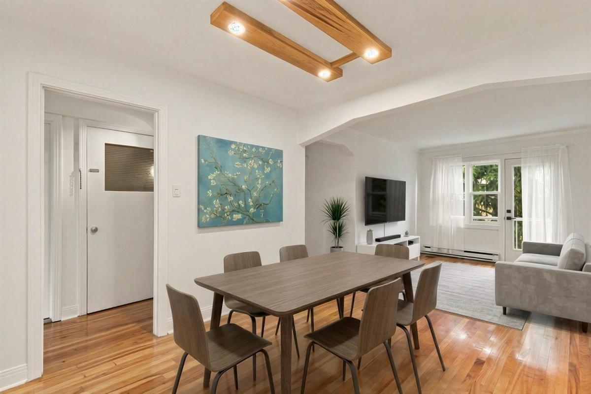 Ingrid Falaise met en vente son superbe duplex rénové au cœur du Nouveau-Rosemont