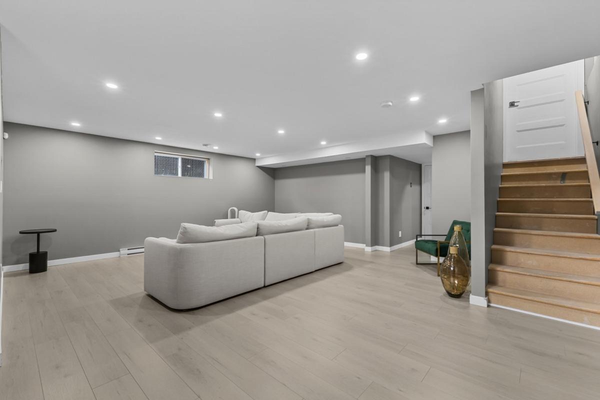 Salle familiale au sous-sol