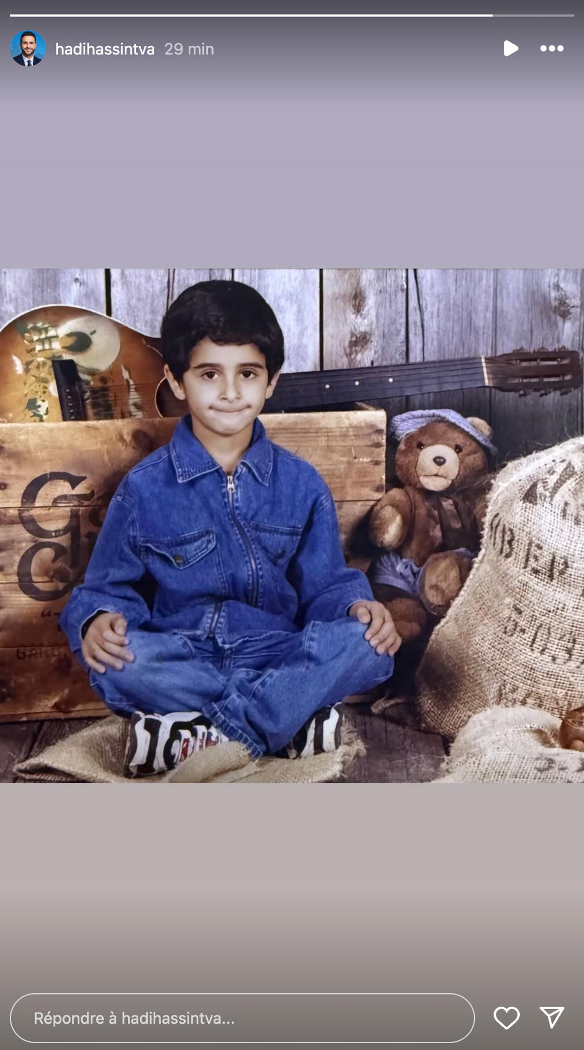 Photo d'enfance de Hadi Hassin