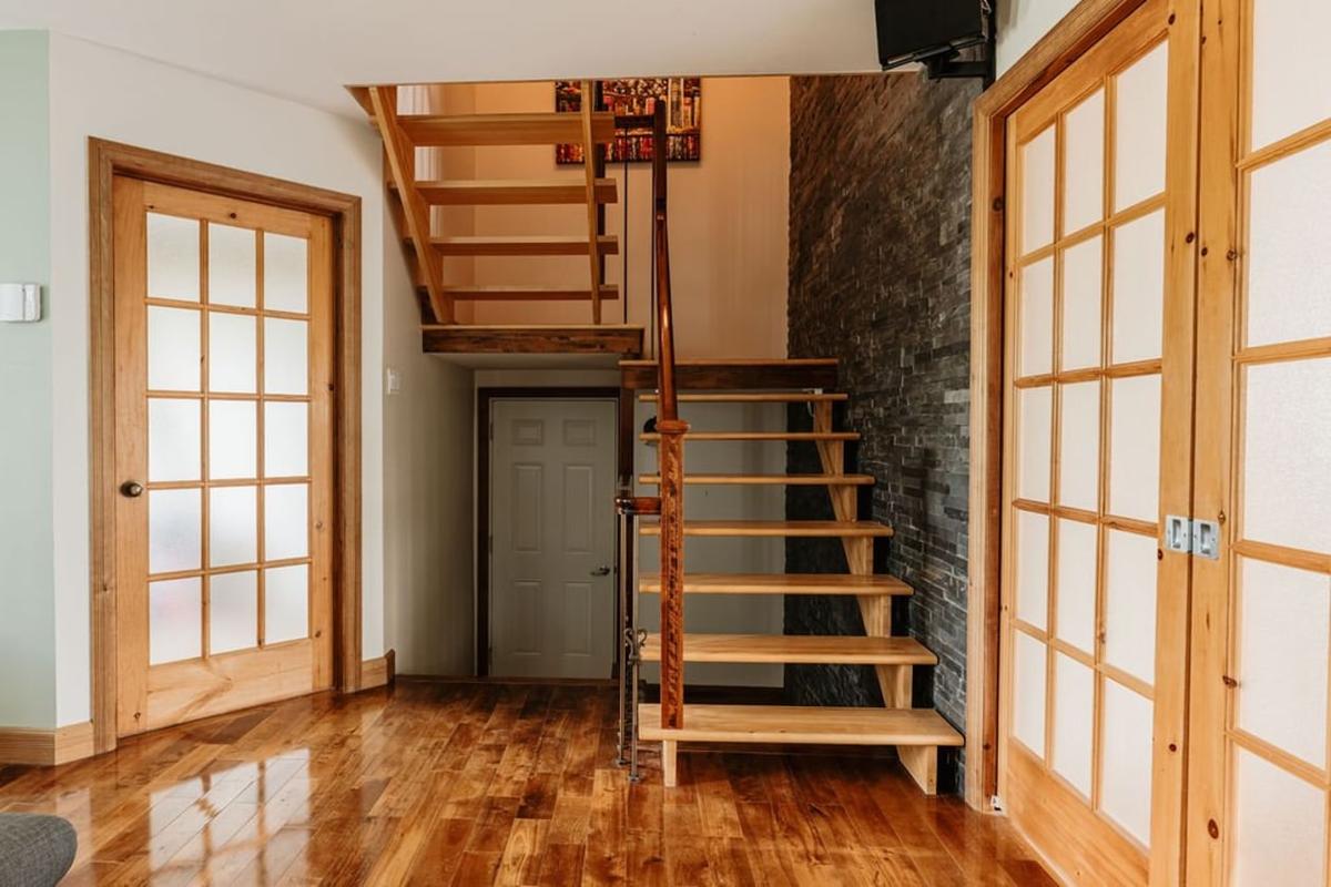Escalier menant à l'étage