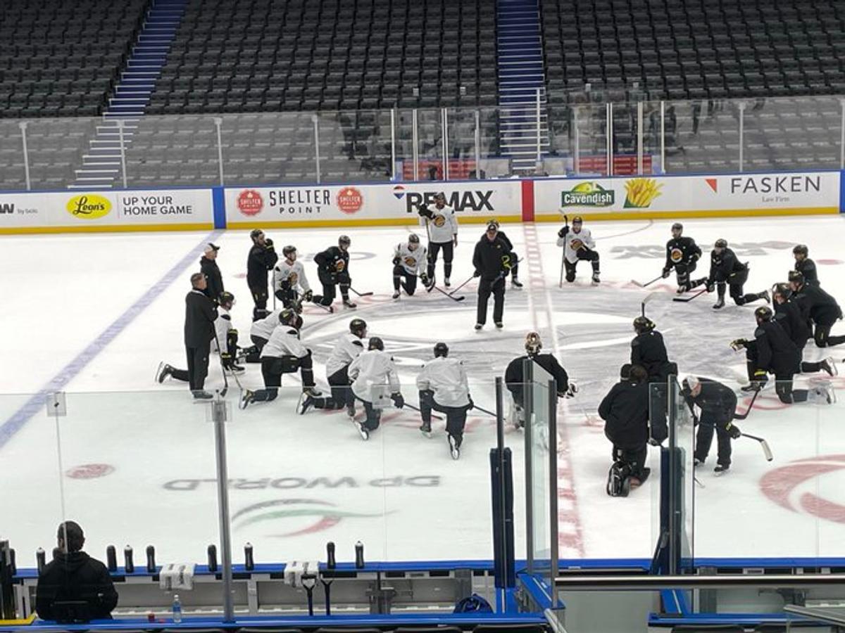 Canucks' practice 